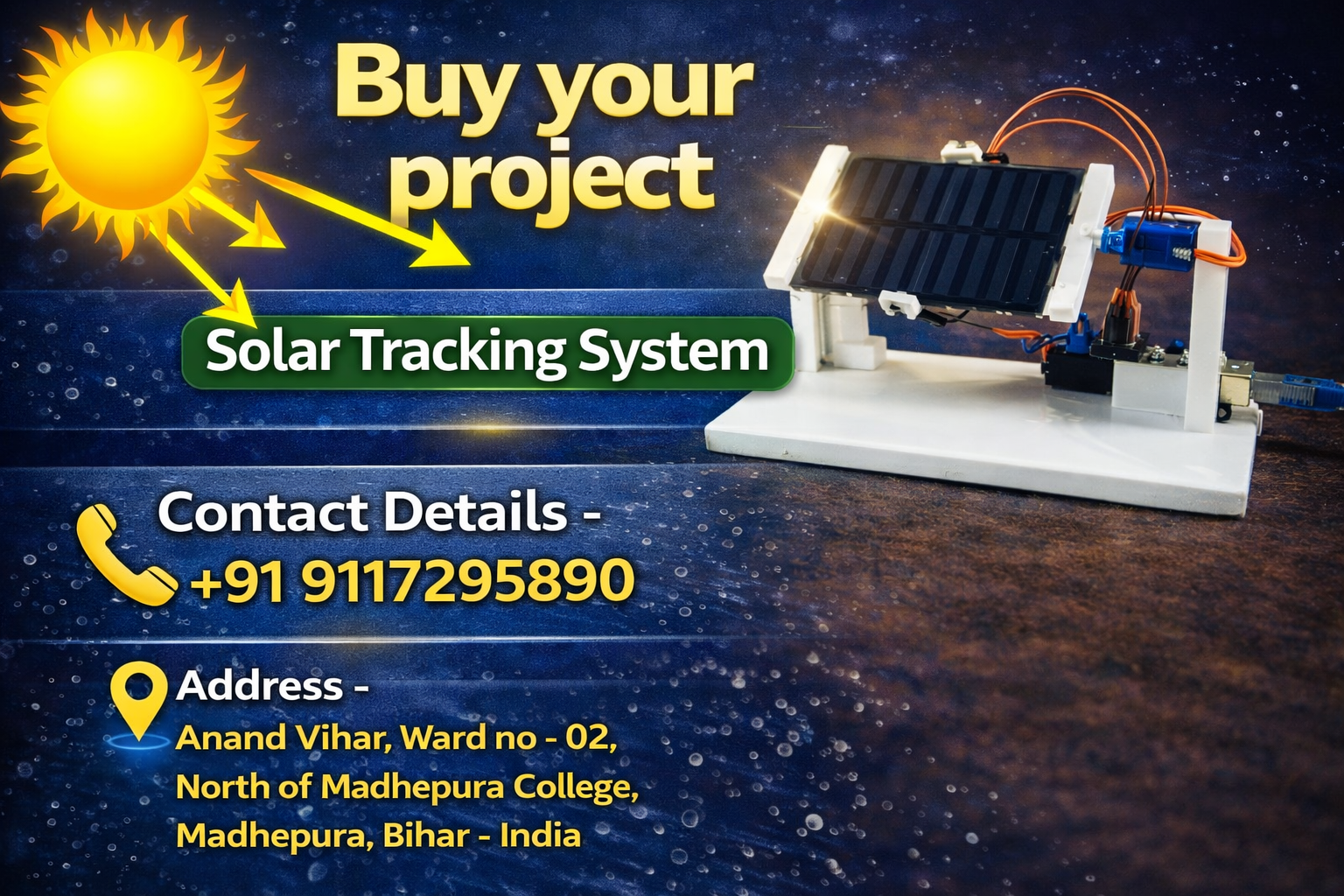 Solar Tracking System for Solar Plate